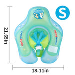 Inflatable Swimming Pool Float for Babies Baby & Toddler The Trending Baby Green Small 