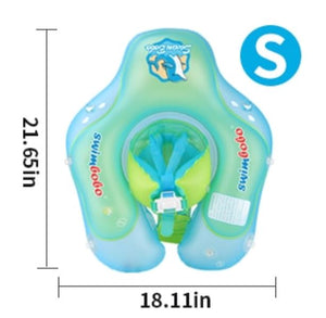 Inflatable Swimming Pool Float for Babies Baby & Toddler The Trending Baby Green Small 