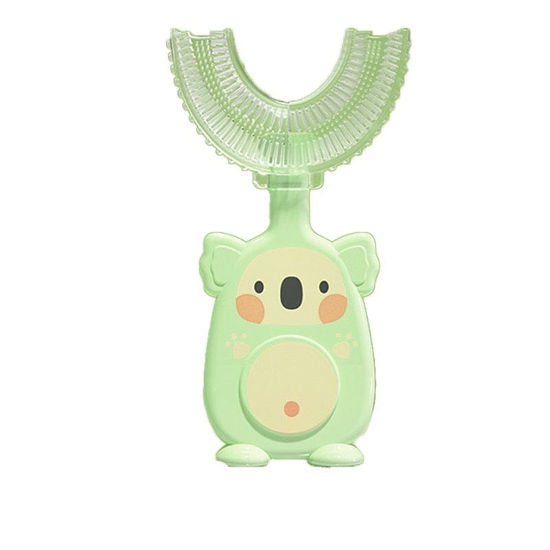 SoftTouch U-Shape Baby Toothbrush SoftTouch U-Shape Baby Toothbrush The Trending Baby Green 