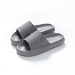 Women Platform Cloud Slippers The Trending Baby Gray 34-35 